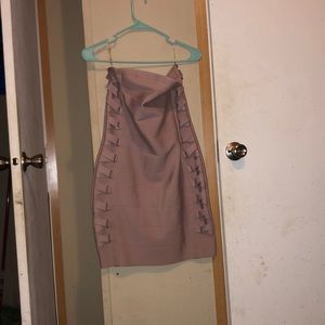 Iris plush pink dress